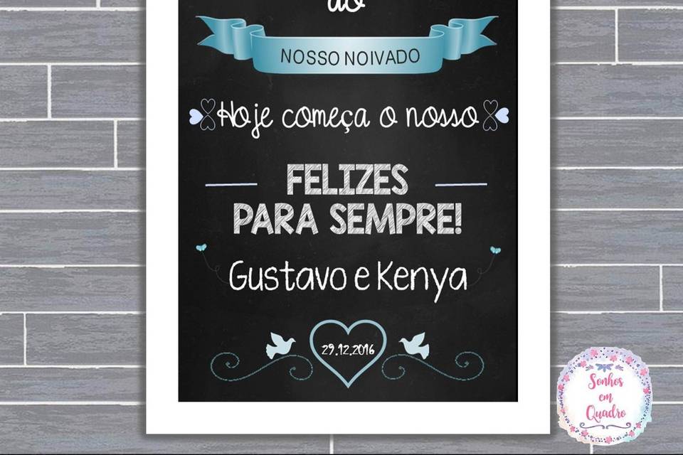 053 - quadro de casamento
