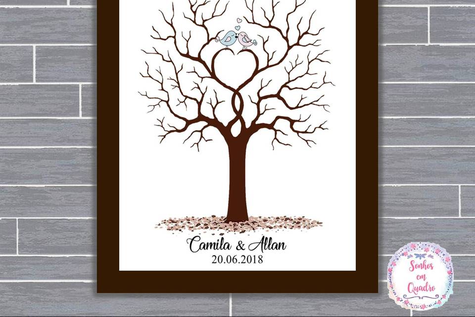 057 - quadro árvore de digitai