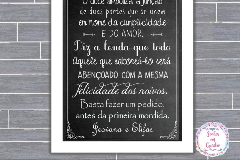063 - quadro de casamento