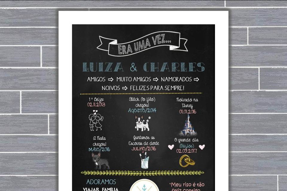 064 - quadro de casamento