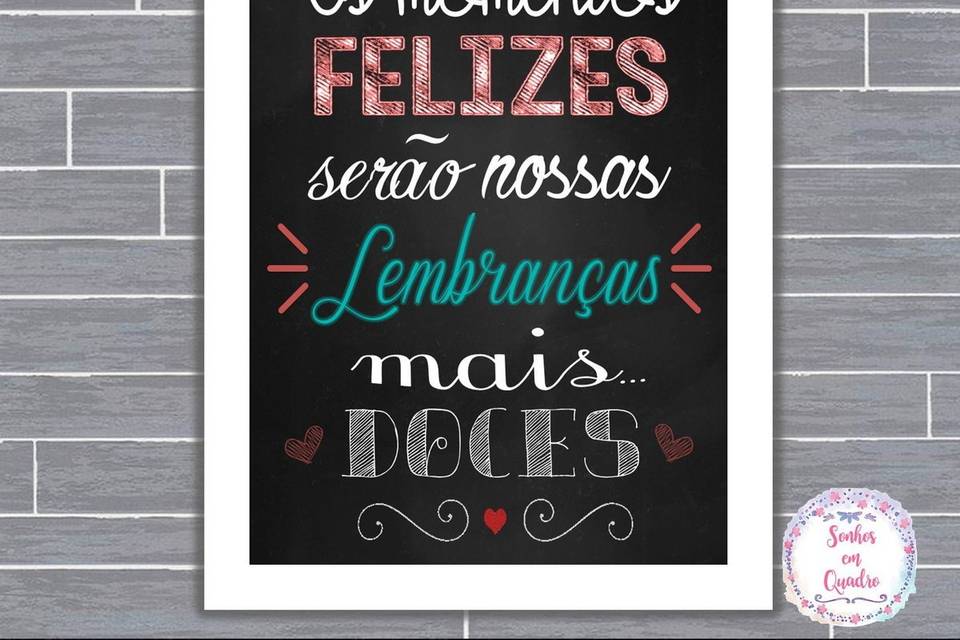 076 - quadro de casamento