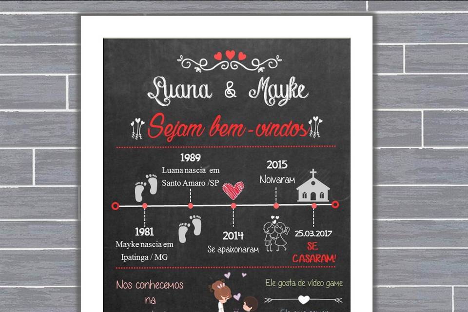 078 - quadro de casamento