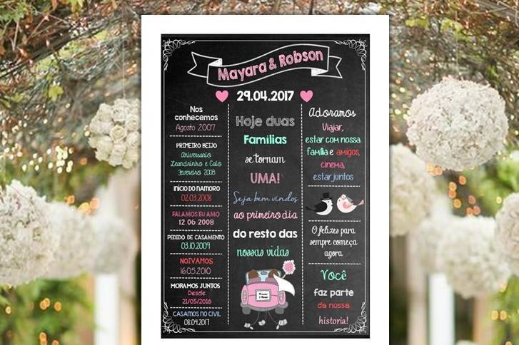 079 - quadro de casamento
