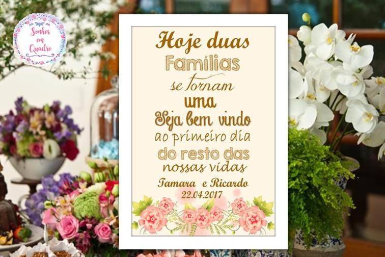 080 - quadro de casamento