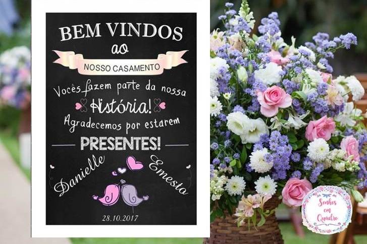083 - quadro de casamento