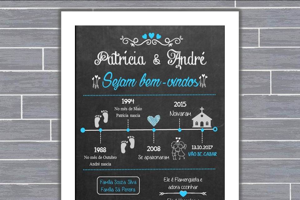 084 - quadro de casamento