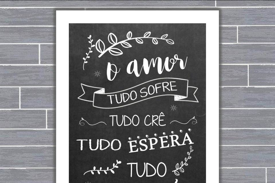 087 - quadro de casamento