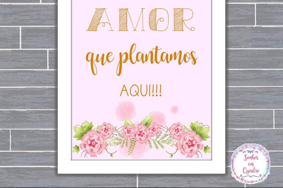 088 - quadro de casamento