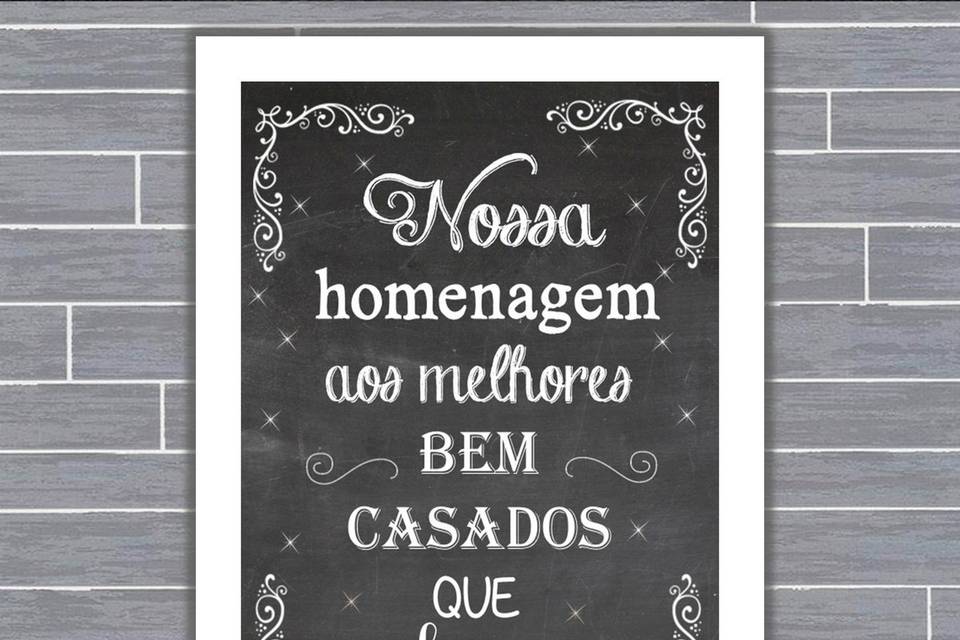 090 - quadro de casamento