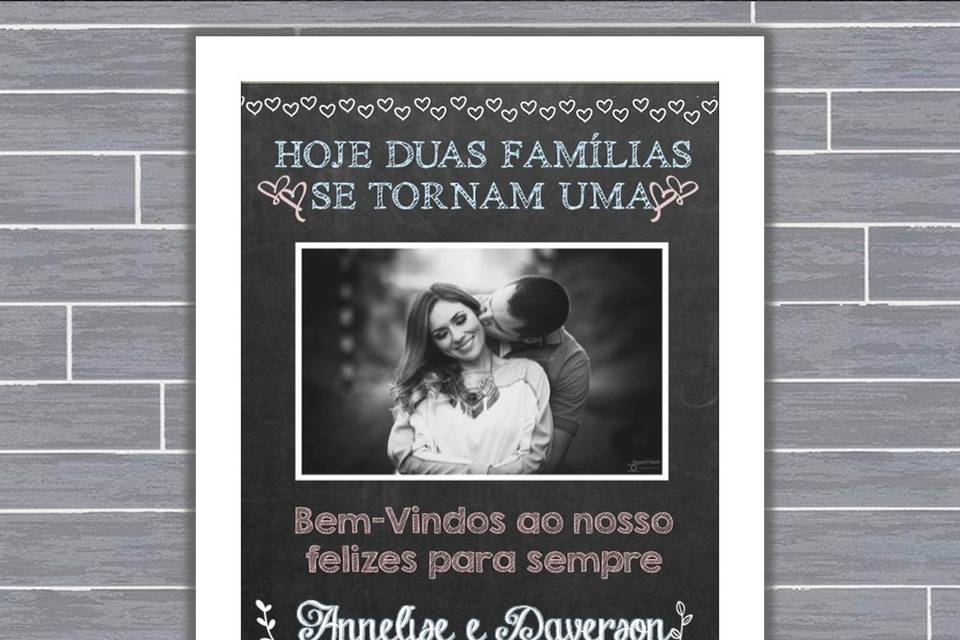 091 - quadro de casamento