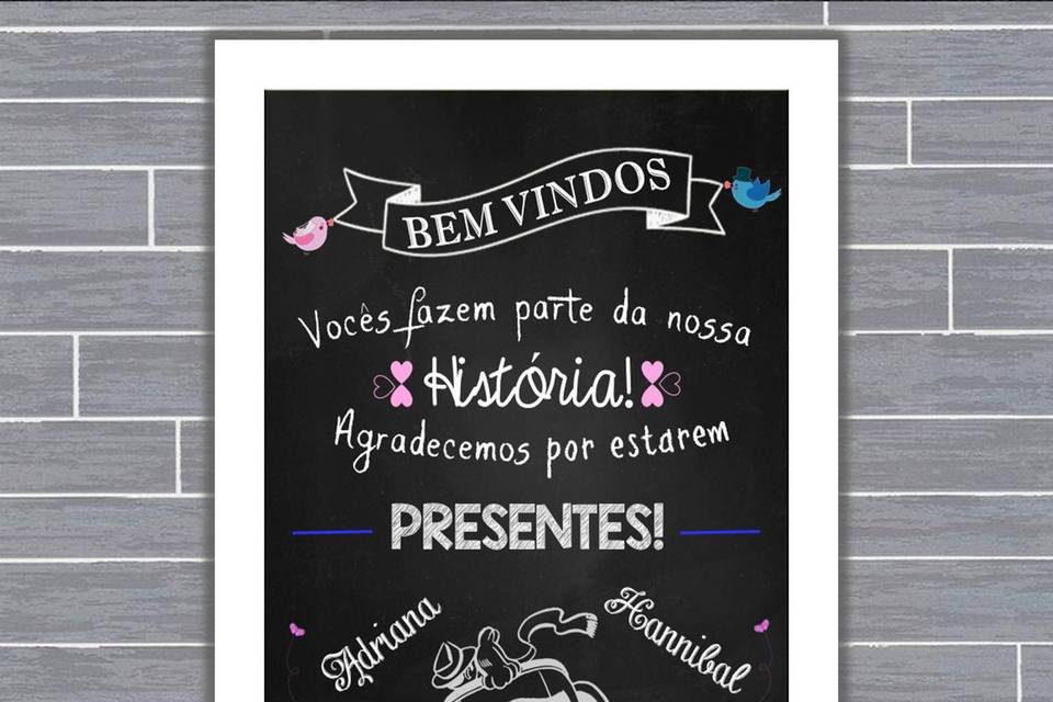 093 - quadro de casamento