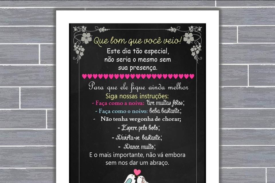097 - quadro de casamento