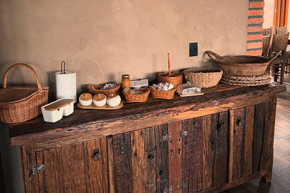 Buffet café colonial