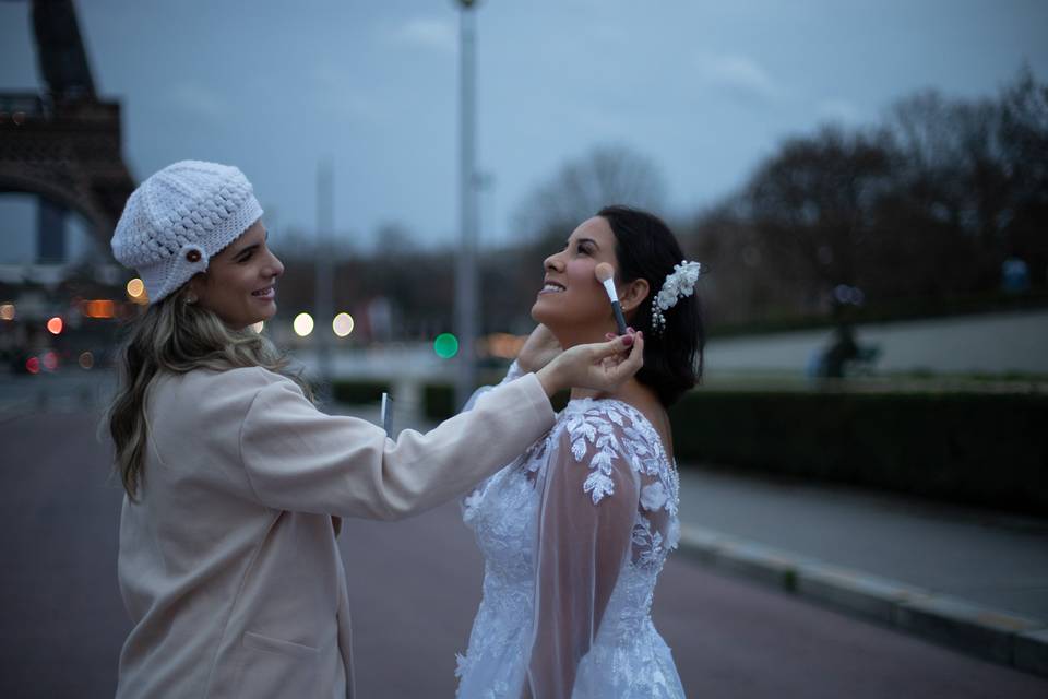 Bride in Paris