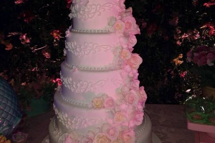 Naked cake casamento