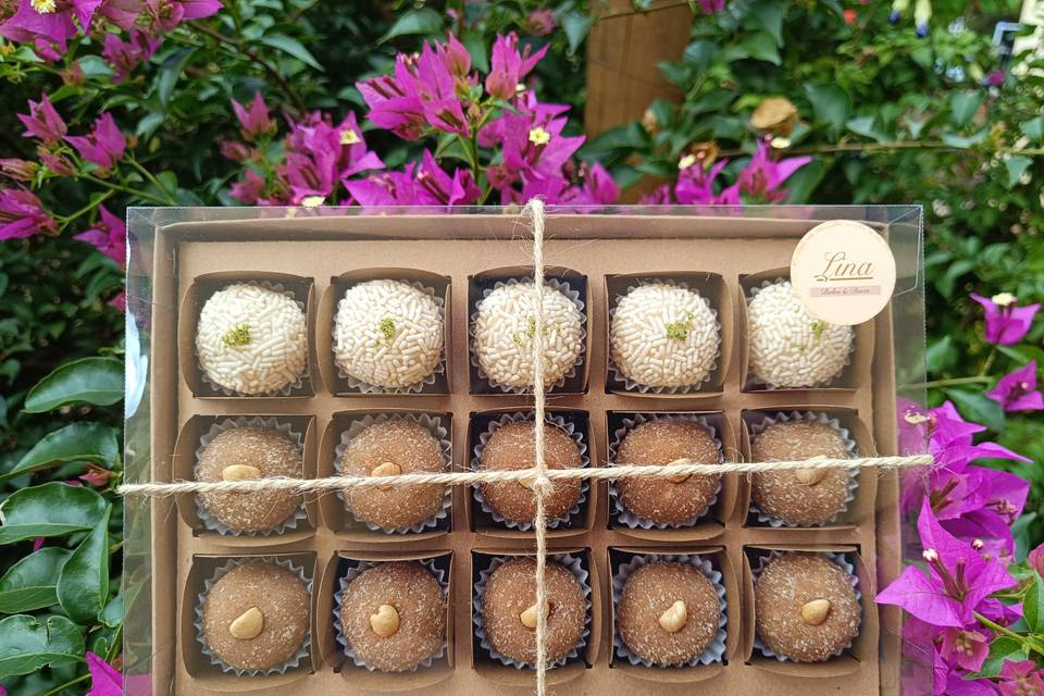 Brigadeiro limão + cajuzinho