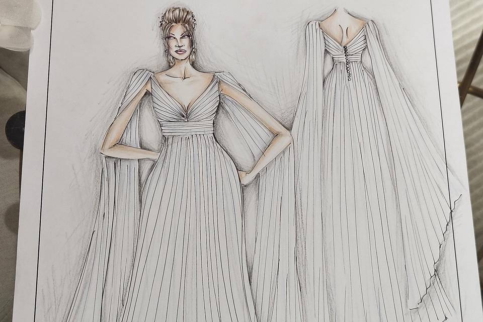 Croqui vestido