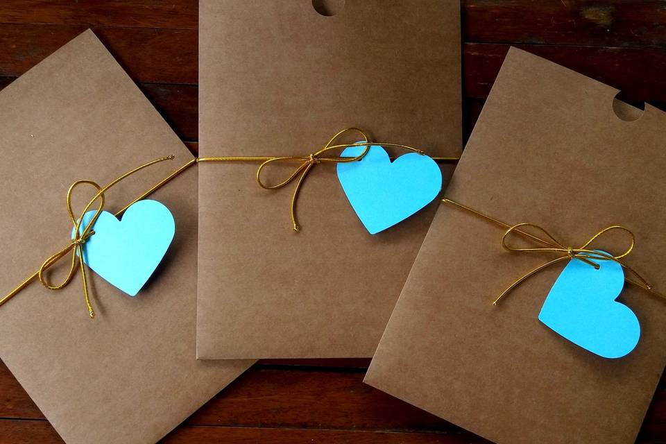 Envelopes coração