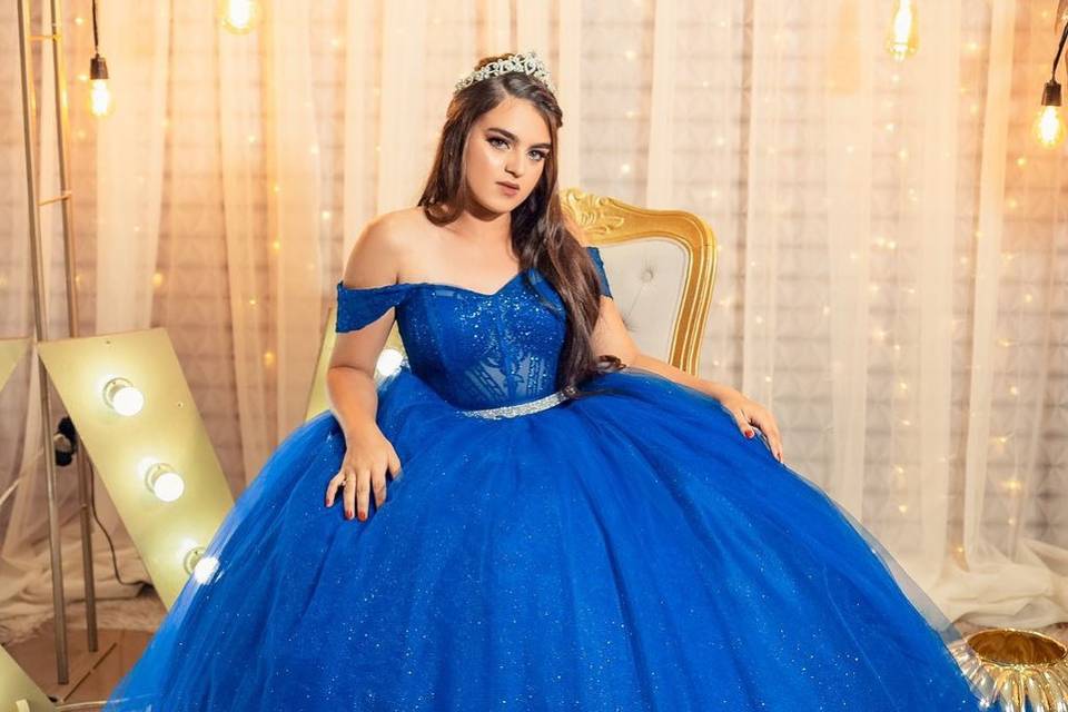 Debutante Azul Royal