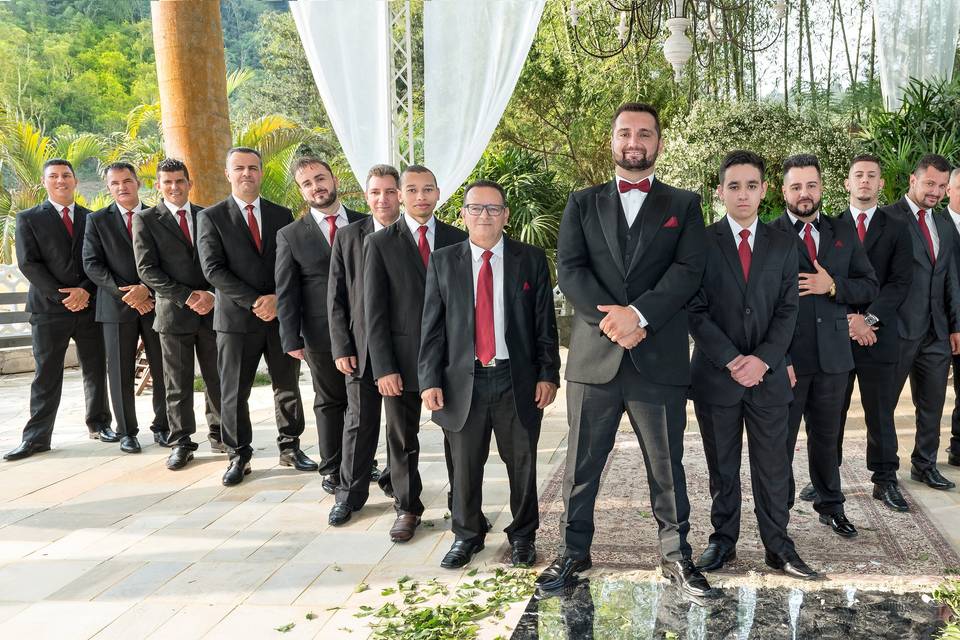Robson Dias Noivo e Padrinhos
