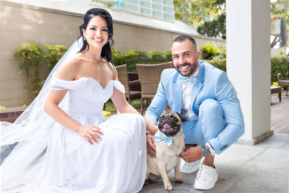 Robson Dias: Noivos com Pet
