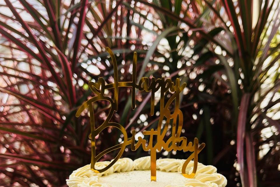 Bolo decoração Chantilly