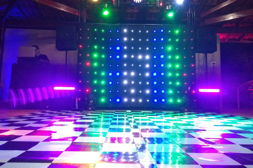 DJ e iluminação