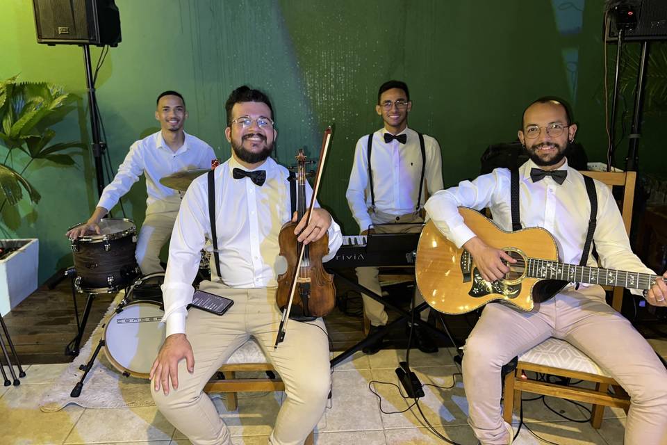 Violin, Violão, Pian & Bateria