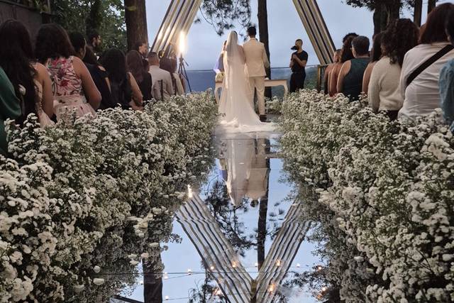 Durante a cerimônia