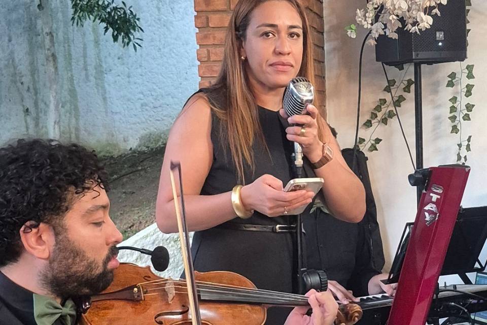 Durante a cerimônia