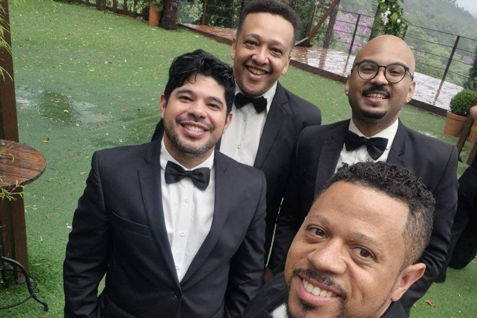 Aquela foto antes da cerimônia