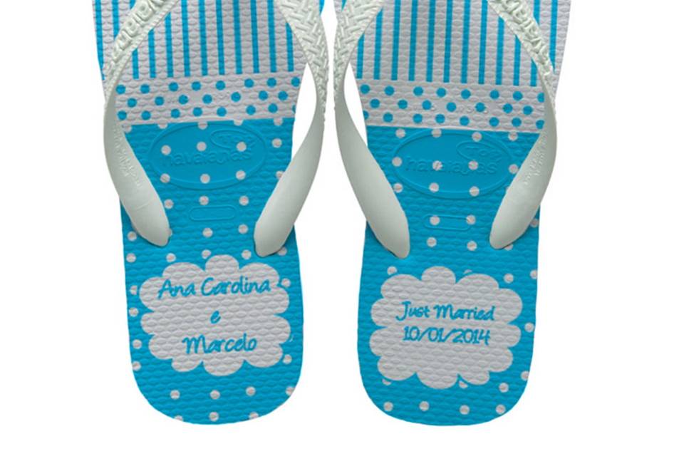 Chinelo personalizado havaiana