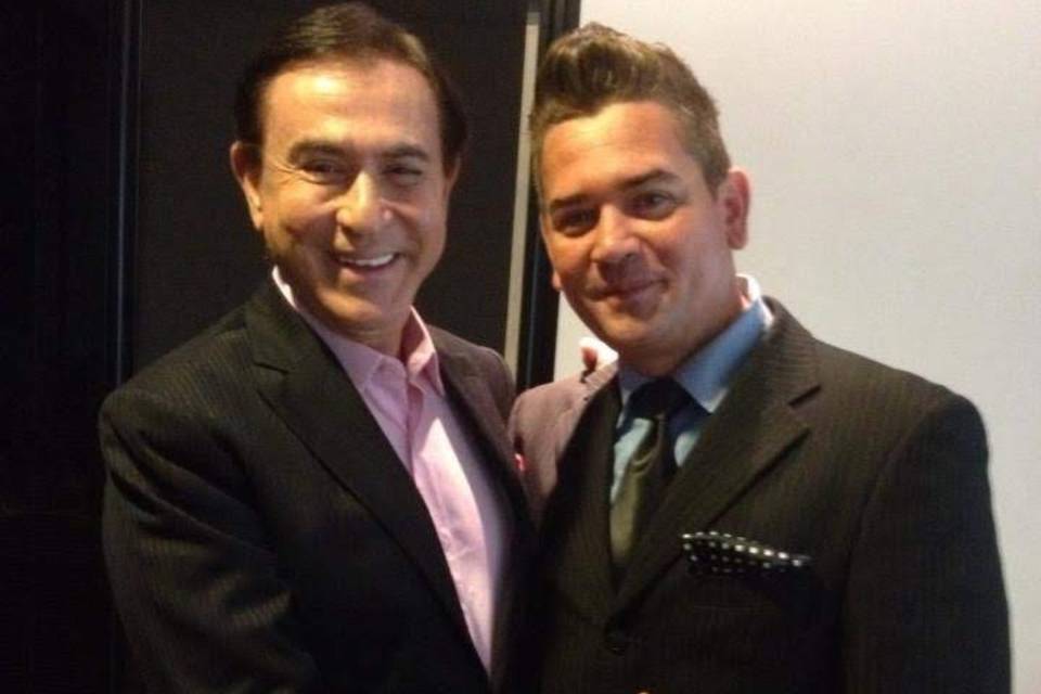 Com o padrinho Amaury Jr