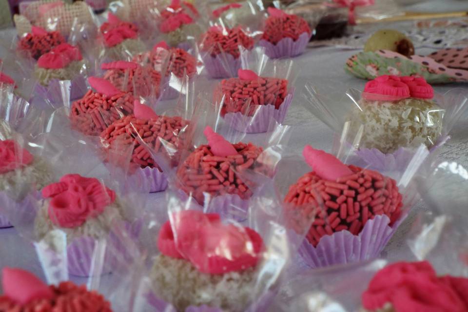 Brigadeiro rosa