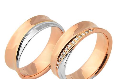 Aliança para casamento em 18k