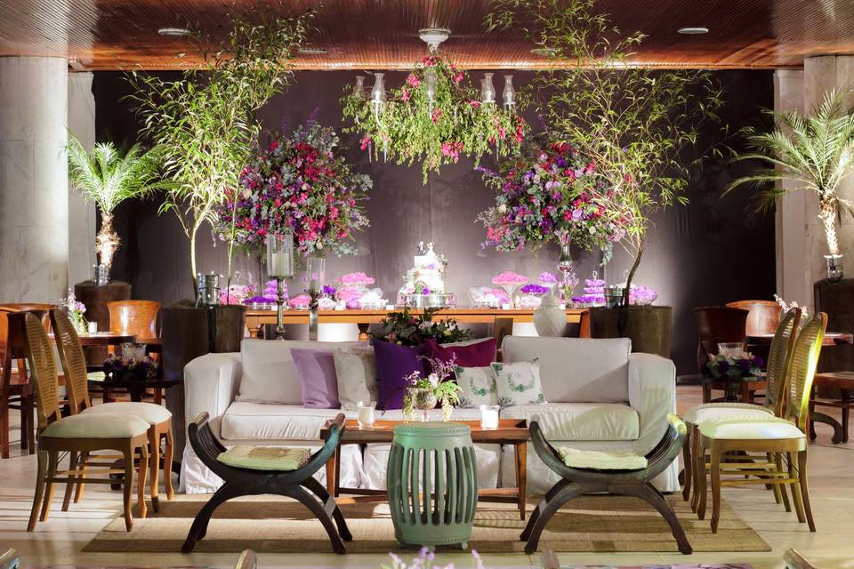 Lounge e Mesa de Doces