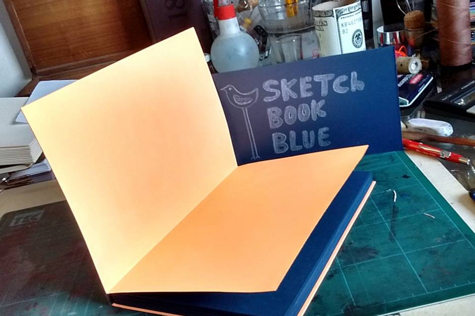 Cadernos SketchBookBlue