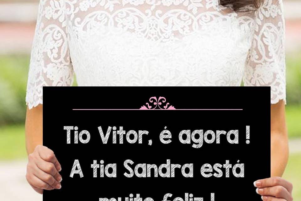 Plaquinhas de casamento