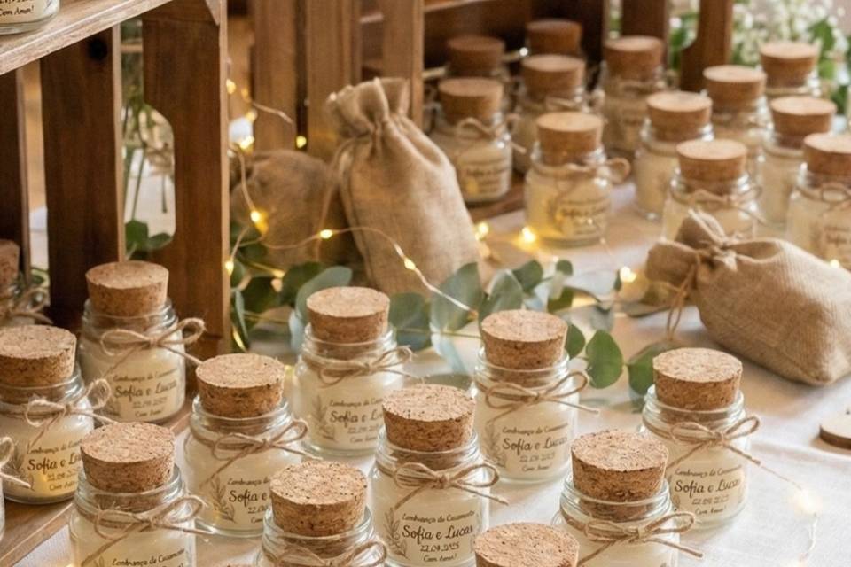 Vela aromática premium