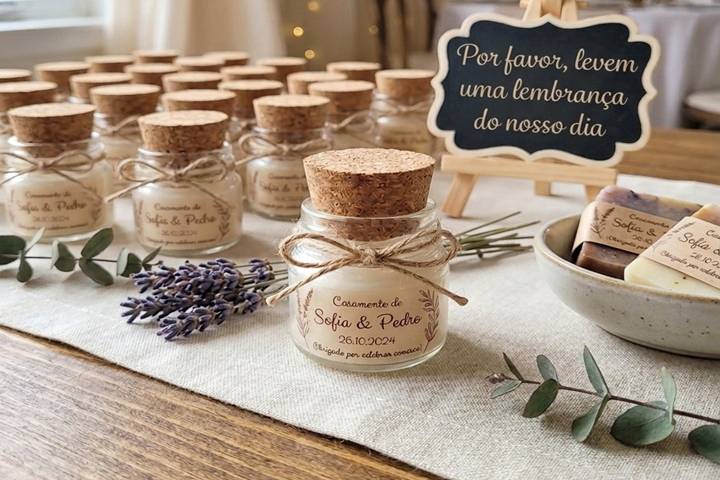 Vela aromática premium