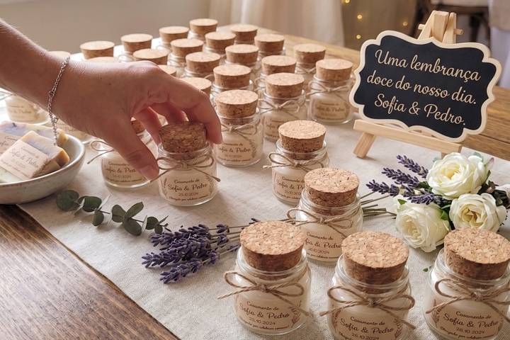 Vela aromática premium
