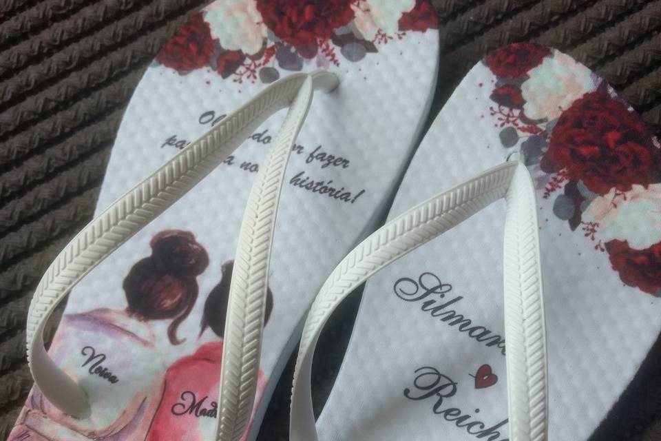 Chinelo personalizado