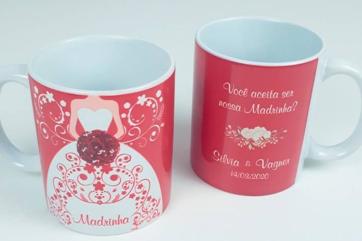 Caneca para Madrinhas