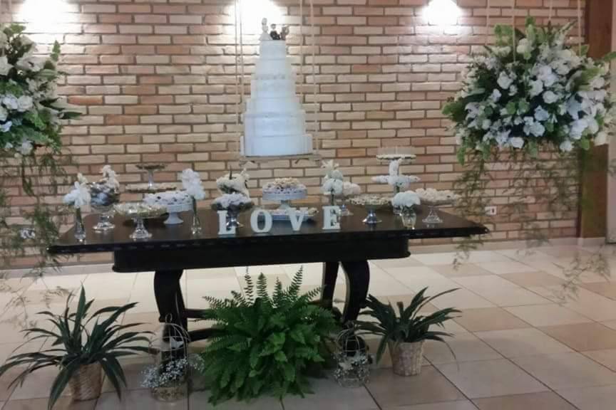 Mesa do bolo