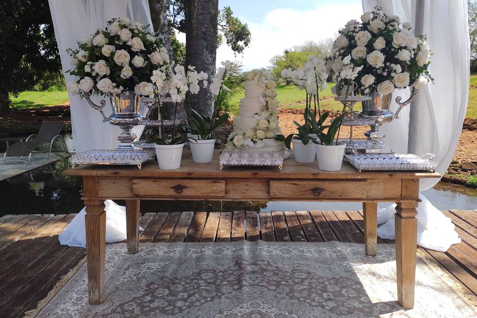 Mesa de bolo - Casamento