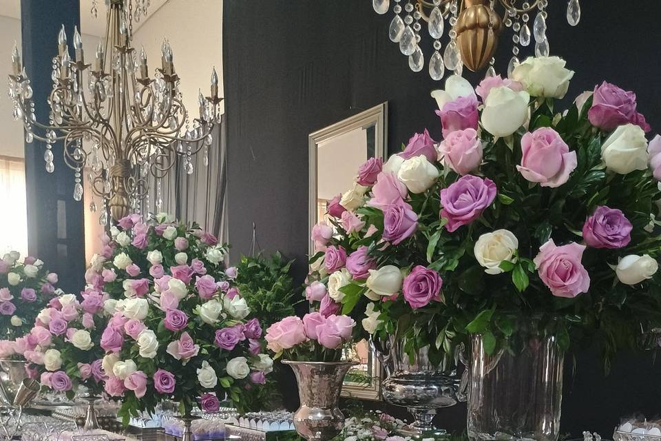 Mesa de bolo - casamento