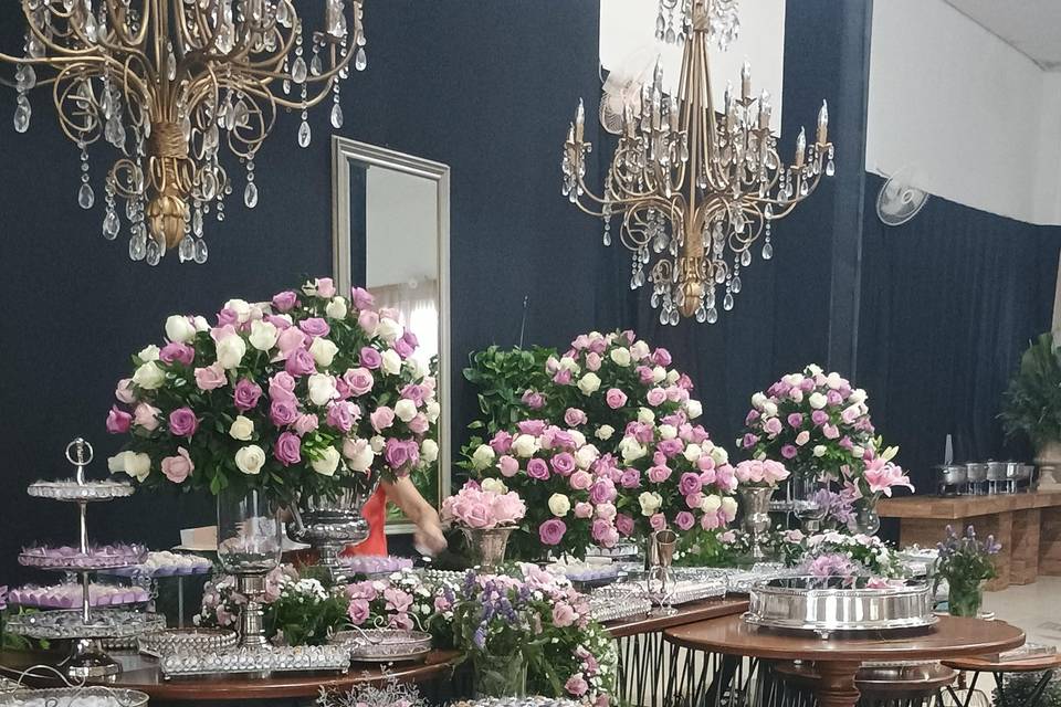 Mesa de bolo - Casamento