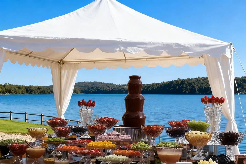 Fondue de Chocolate com Frutas