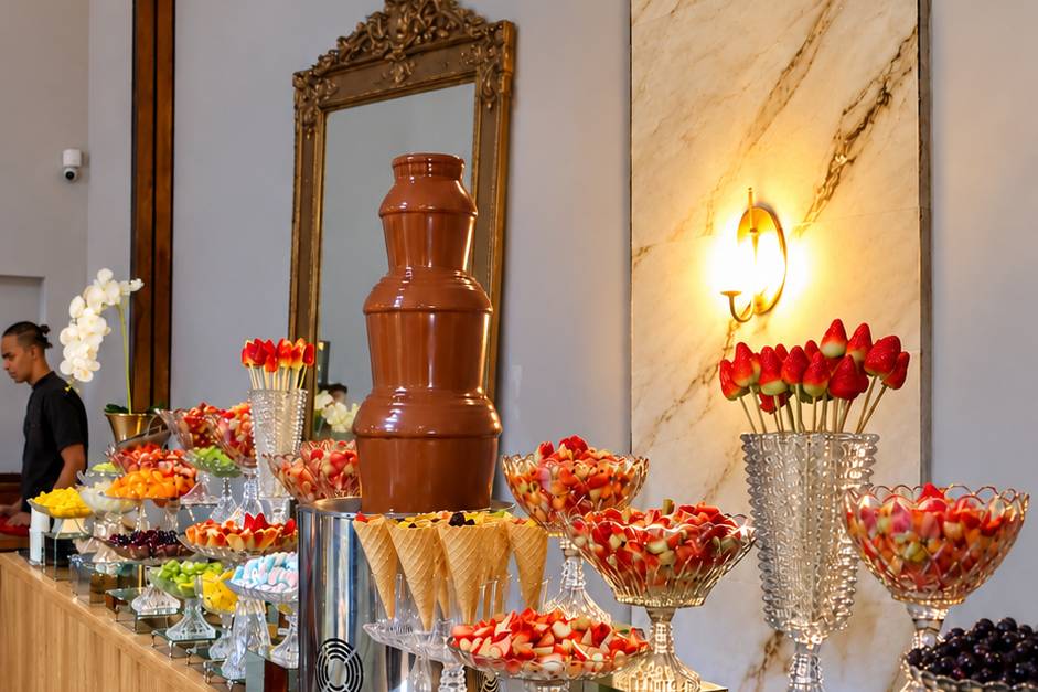 Fondue de Chocolate com Frutas