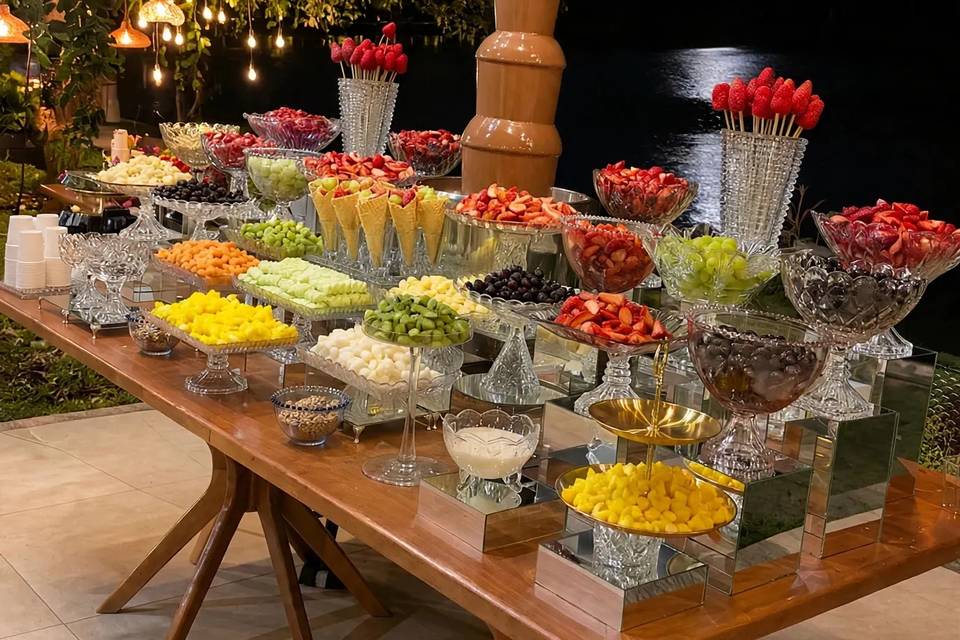 Fondue de Chocolate com Frutas